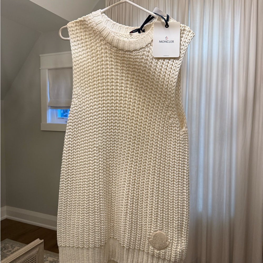 Moncler Women's Ivory Knit Sweater